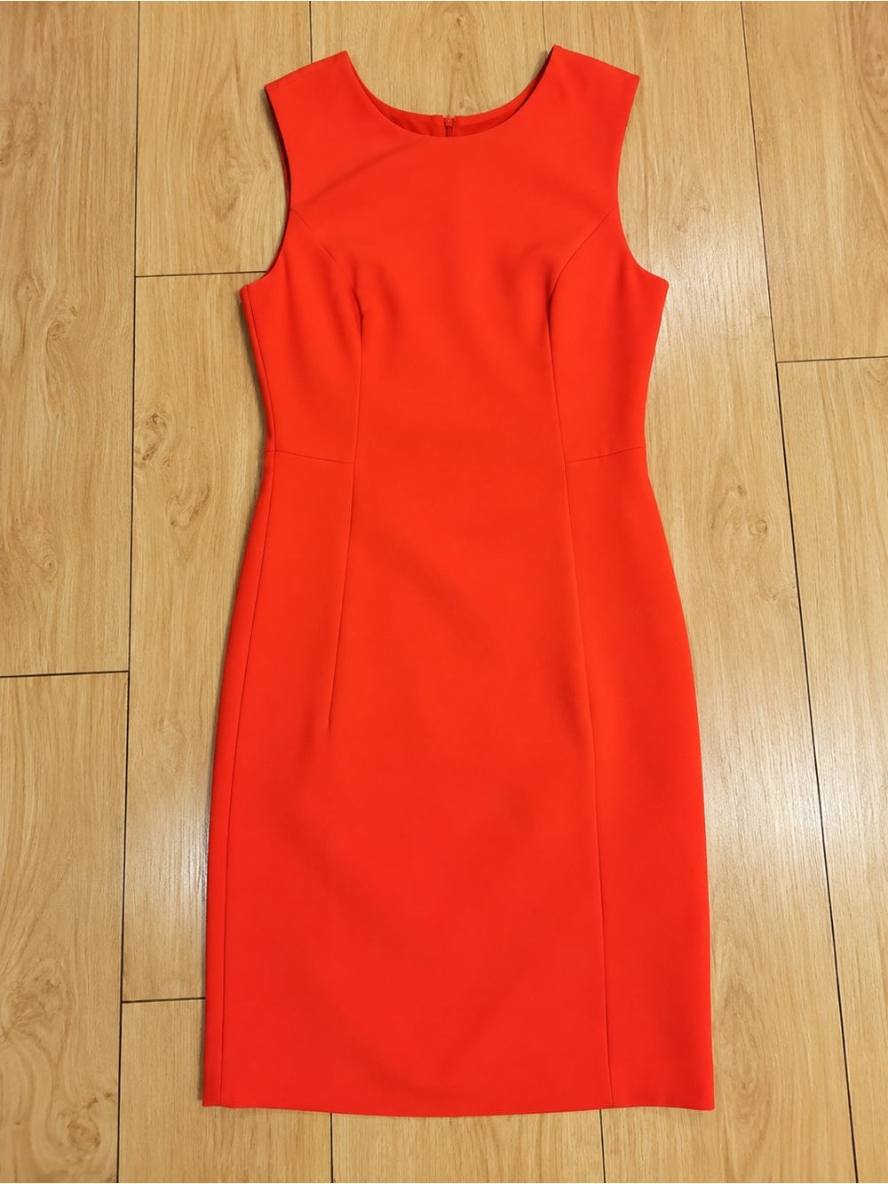 Sleeveless Red Sheath Dress - Brand